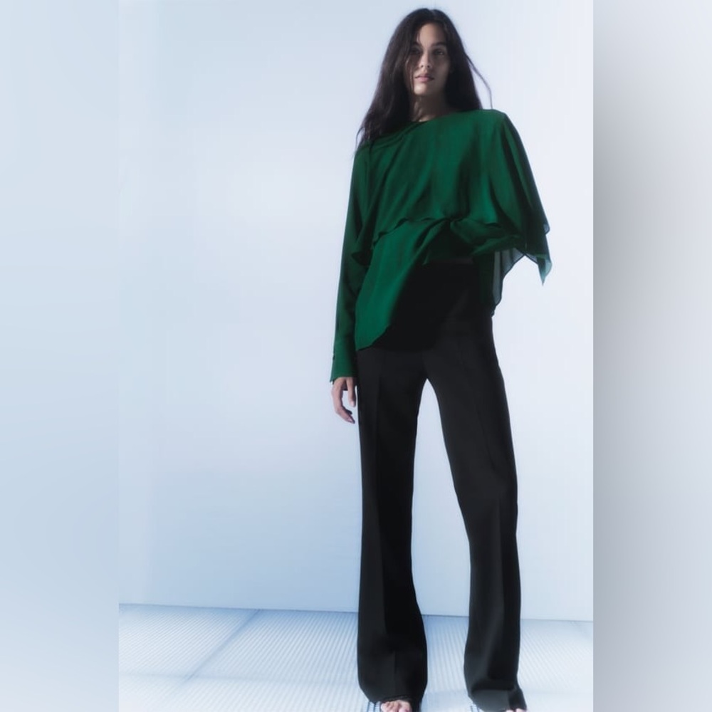 NWT | Zara Flared Stretch Pants